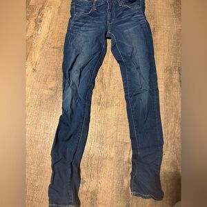 American Eagle Outfitters Women's Skinny Jeans - Dark Blue